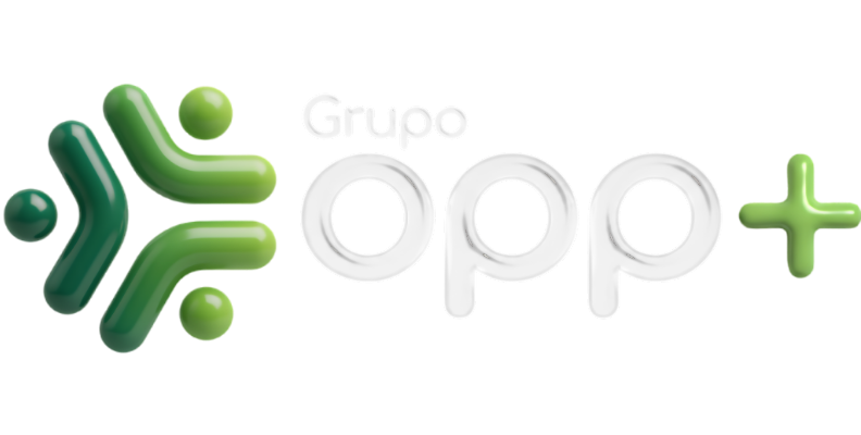 Logo 3D com fonte branca